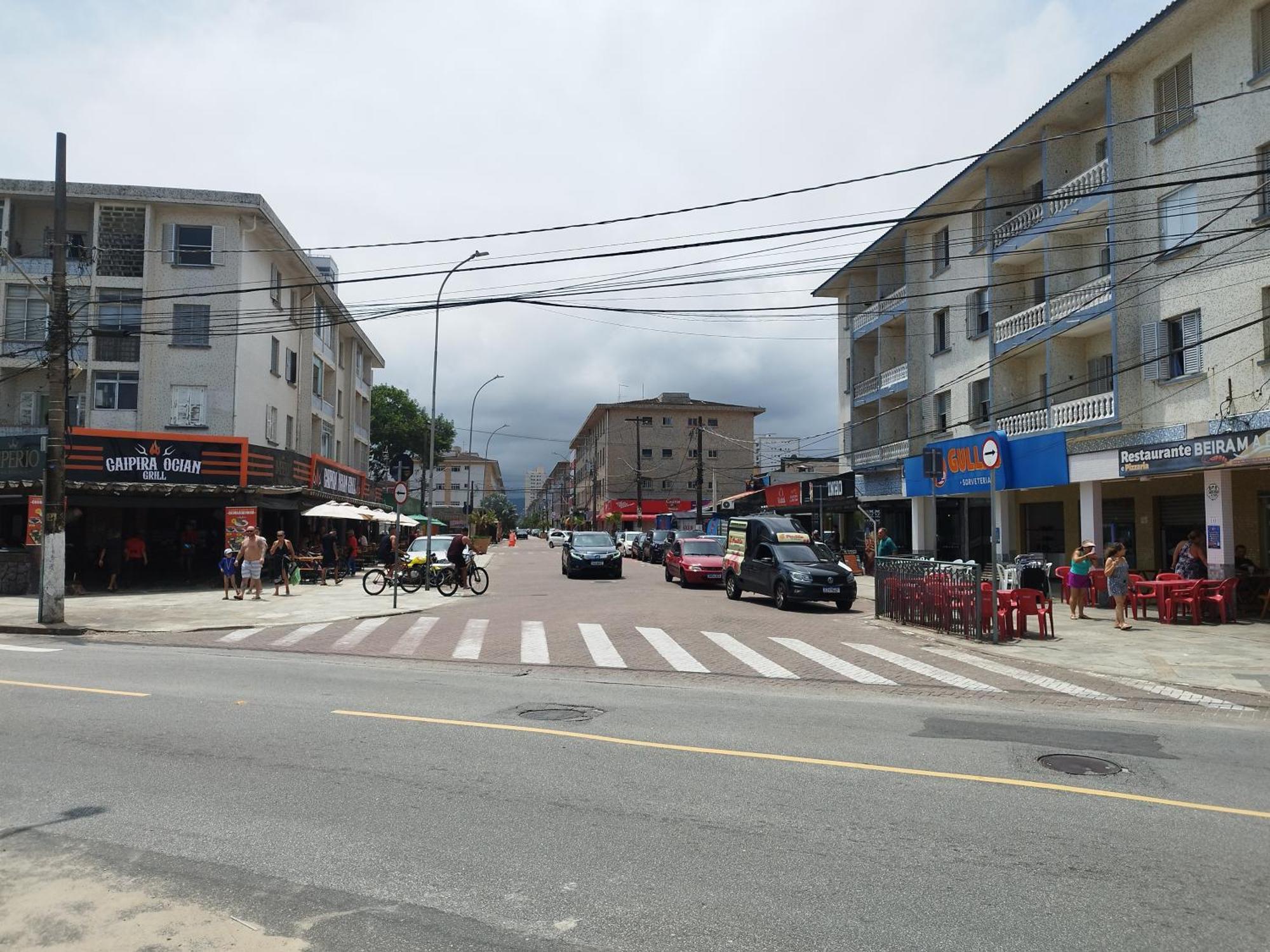 Ape Privilegiado No Centro Da Ocian E A 150m Da E Feirinha, Com Wi-fi E Garagem ! Praia Grande (Santos)